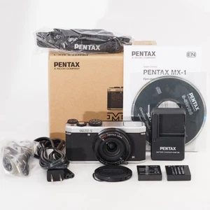Pentax MX-1 MX 12.0MP Digital Camera Silver [Exc+5 in Box]  SC:2,860 #13213 - Imagen 1 de 10