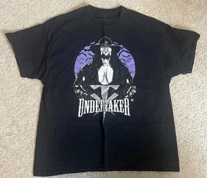 WWE Undertaker Graphic T-Shirt XL Black – Vintage Style Wrestling Tee - Picture 1 of 4