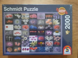 SCHMIDTS 2000 PIECE JIGSAW FLORAL GREETINGS 58297 BRAND NEW AND SEALED - Picture 1 of 4