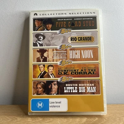 Five Card Stud/Rio Grande/High Noon/Gunfight at O.K. Corral/Little Big Man DVD - image 1 of 4