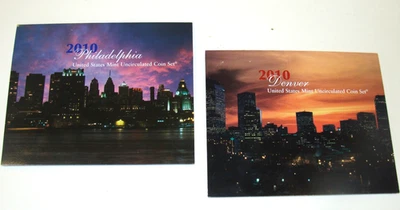 2010 Uncirculated Coin Sets / Philadelphia & Denver Mints / Government Packaging - Image 1 of 4