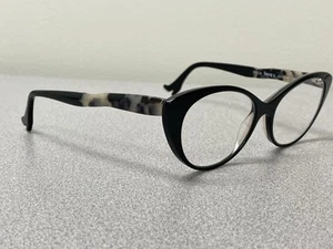 FACE A FACE Eyeglasses BOCCA Sexy 3 Col. 792 Cat Eye Heels Black Frames *READ* - Picture 1 of 12