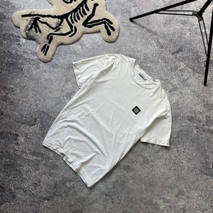 Men’s Stone Island Patch Program White Tee Size XL - Picture 1 of 12
