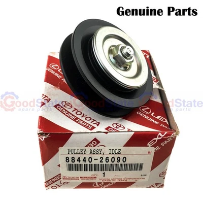 Genuine LandCruiser FZJ75 FZJ74 FZJ73 FZJ71 1FZ A/C Air Con AC Idler Pulley - Image 1 of 3