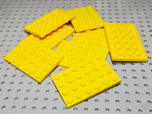 Placa Lego 4x6 [3032] Amarillo x8 - Imagen 1 de 9