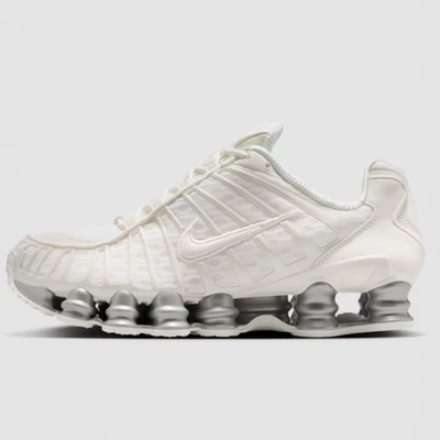NUEVO Nike Shox TL Sail Blanco Plata AR3566-103 Mujer Tenis Zapatos Multi Talla Foto 1 de 4
