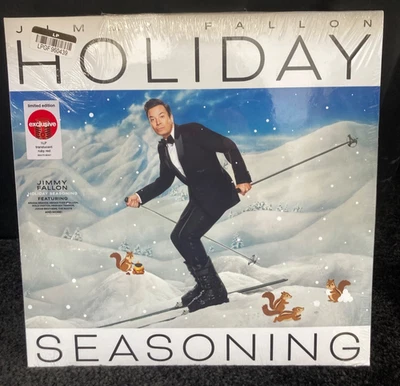 • Jimmy Fallon - Holiday Seasoning. Target Ruby Red Vinyl LP. NEW & Sealed - Image 1 of 4