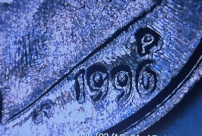 💥 1996 D Roosevelt Dime Obv & Rev Abrasion ERROR - Image 1 of 4