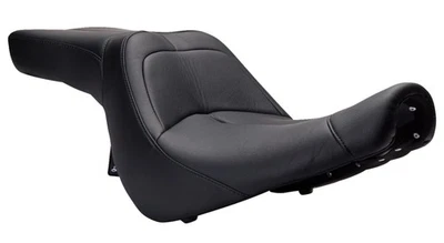 Danny Gray LowIST 2-Up Black Leather Motorcycle Seat (FA-DGE-0292) - Imagem 1 de 3