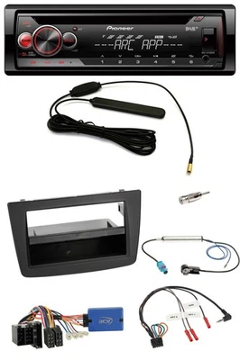 Pioneer CD USB Lenkrad DAB MP3 Autoradio für Alfa Romeo Mito 13-18 955 ISO schwa - Bild 1 von 4