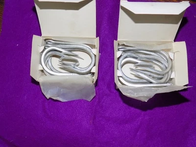 MUSTAD 7734 giant tuna fish hooks size 8 old new stock norway 2 boxes big game - image 1 of 3