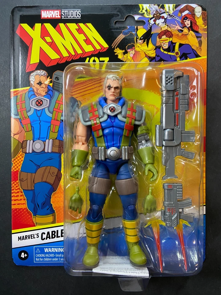 Hasbro Marvel Legends X-Men 97 Marvel's Cable Retro 6" Action Figure IN HAND