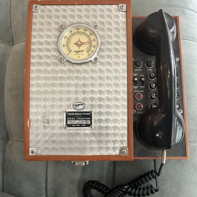 Raro teléfono vintage Spirit Of St. Louis Cigar Break S.O.S.L. Colección Foto 1 de 4