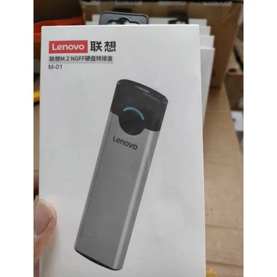 Original Lenovo M-01 M.2 NGFF SSD Enclosure USB 3.0 External Hard Drive Case - Image 1 of 4