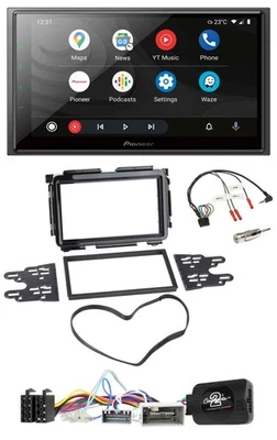 Pioneer USB 2DIN DAB Lenkrad Bluetooth Autoradio für Honda HR-V RU ab 2015 schwa - Bild 1 von 4