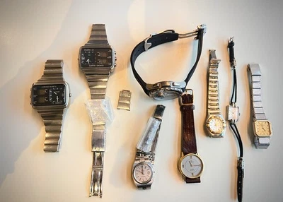 Lot montres vintages ne fonctionnent pas. Omega albatros, speedmaster titanne... - Photo 1/2