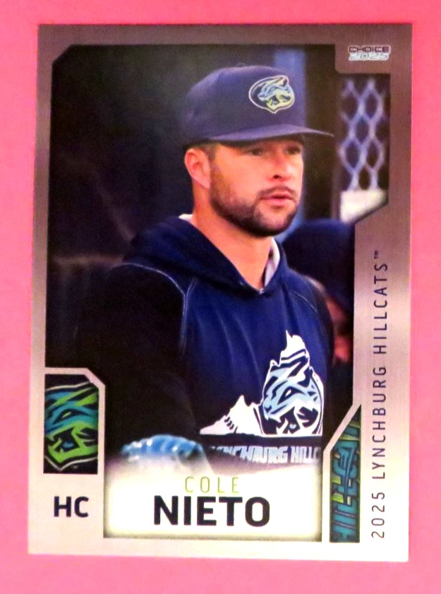 2025 Choice, Lynchburg Hillcats, Hitting Coach - COLE NIETO - Image 1 of 1