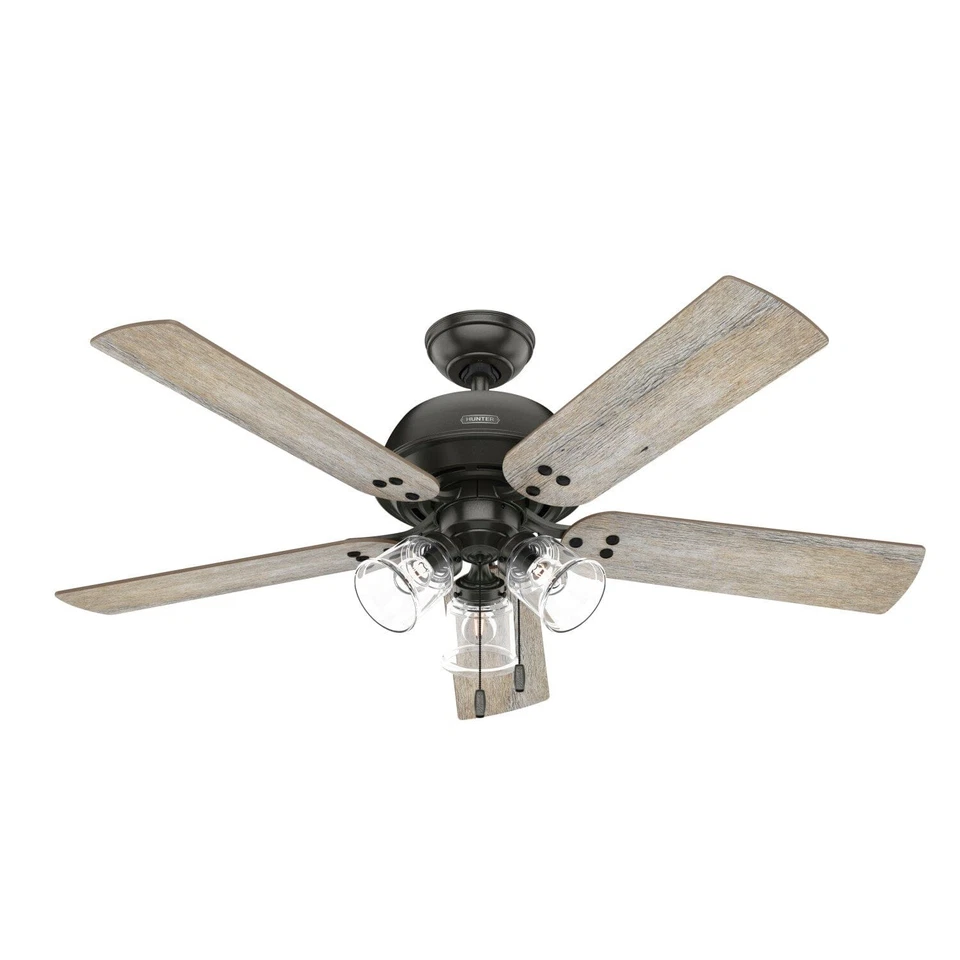 Hunter 52 inch Shady Grove Ceiling Fan with 3 lights Pull Chain Indoor Casual - Image 1 of 1