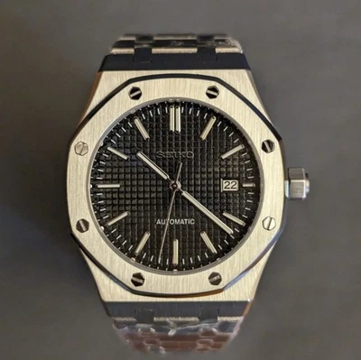 Seikoak Noir Black Tapestry | NH35 Automatic | 40mm Octagonal Case | Sapphire - Image 1 of 4