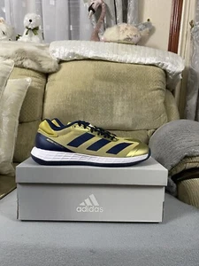 Adidas Adizero Fastcourt Gold Hallenplatz Turnschuhe Schuhe Neu mit Karton Größe 7,5 UK HP4309 - Bild 1 von 20