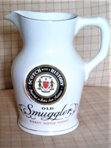 Vintage OLD SMUGGLER SCOTCH WHISKY Water Jug, Moulin Des Loups Pottery, France - Picture 1 of 3