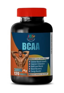 muscle gainer - BCAA 3000MG - isoleucine capsules 1 BOTTLE - Picture 1 of 11
