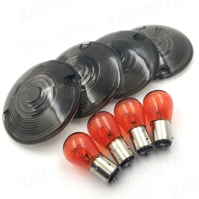 Smoke Turn Signal Light For Harley Davidson Electra Glides Road King - Image 1 of 3