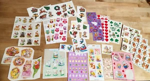 Vintage Holiday & Animal Stickers - Christmas Easter AGC Hallmark Current - Picture 1 of 9