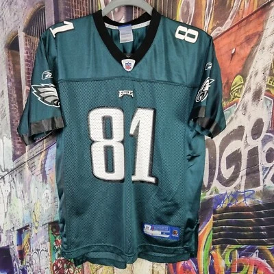 Camiseta deportiva Terrell Owens Philadelphia Eagles Reebok para niños jóvenes talla grande (A58) Foto 1 de 4