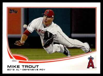 2013 TOPPS MINI EXCLUSIVE MIKE TROUT #536 R25 - Image 1 of 2