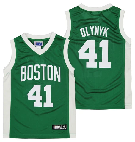 Outerstuff NBA Youth (4-20) Boston Celtics Kelly Olynyk #41 Player Jersey Cover