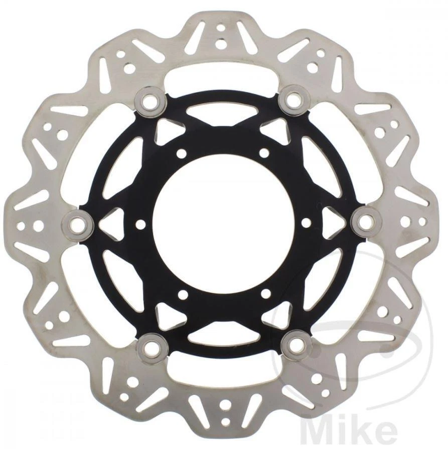 EBC Vee Disque de Frein VR1141 Noir pour Honda CBR 600 FS F Fr CB 900 F VTX 1800 - Photo 1/1