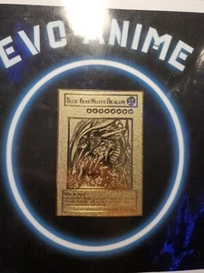 Blue-Eyes White Dragon Custom Gold Metal High Quality Card - Bild 1 von 2