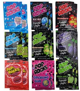 Pop-Rocks Variety 18 Pack- 9 Flavors, 2 of Each Flavor - Picture 1 of 5
