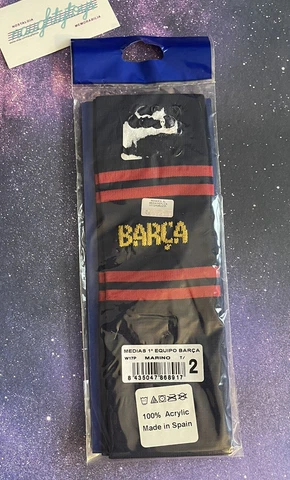 Official FC Barcelona Barca Football Socks - Producte Oficial - Futbol - Soccer Cover