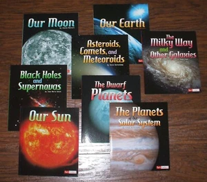New Set of 8 Books The Solar System and Beyond Homeschool Teacher Fact Finders - Imagen 1 de 1