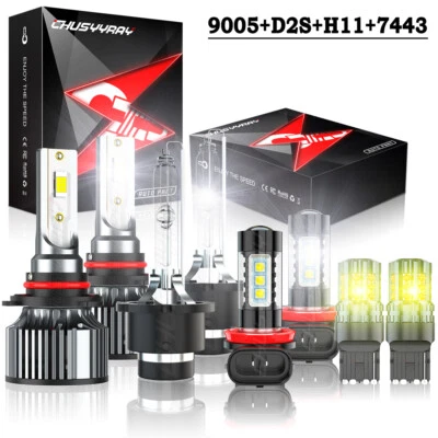 Para Acura MDX HID Faros 2008-2013 + Luz antiniebla + Bombillas Intermitentes Foto 1 de 4