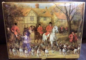 Columnas de té Fox Hunt caza caballero filadelfiano en caja - Imagen 1 de 4
