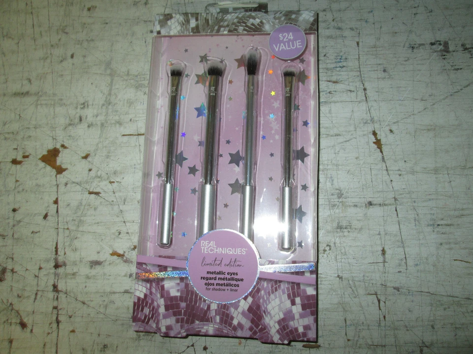 Real Techniques Limited Edition Eye Brushes - Metallic