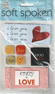 Pegatinas 3D MAMBI Soft Spoken CRAZY IN LOVE Tema 93055 ¡Envío rápido GRATIS! WOW! - Imagen 1 de 1