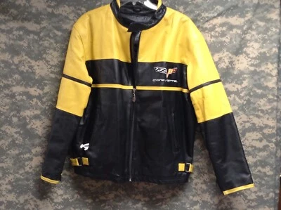 CHAQUETA DE CUERO VINTAGE ORIGINAL GM CORVETTE - EXCELENTE talla XXL Foto 1 de 4
