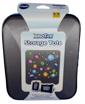 VTech InnoTab Storage Tote, Gray/Blue NEW IN PACKAGE - Image 1 of 3
