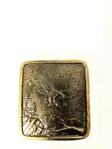 Vintage Belt Buckle 1977 Bald Eagle - Indiana Metal Craft #T97 - Picture 1 of 4