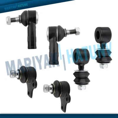 Barra estabilizadora de barra de amarre de suspensión delantera de 6 piezas para Volkswagen Cabrio Corrado Golf Jetta Foto 1 de 4