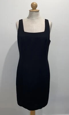 Apostrophe Women’s Square Neck Black Dress Sleeveless Sz 10 - Image 1 of 4