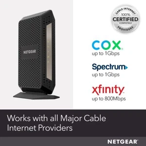 NETGEAR Modem via cavo DOCSIS 3.1 (CM1000) modem Gigabit - Foto 1 di 4