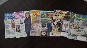 Vintage Lot Of 6 McCall's Needlework Magazines 1990s READ NOTES - Picture 1 of 4
