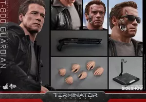 Hot Toys Terminator Genisys T800 Guardian Action Figure Movie Masterpiece Series - Picture 1 of 6