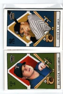 2003 Topps 205 Triple Folder Polar Bear #TF62 Derek Jeter/Hank Blalock - Picture 1 of 1