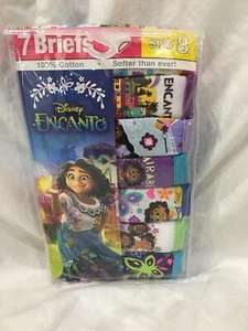 7-Pack Disney Encanto Girls Size 6 Briefs Panties Underwear 100% Cotton 4,8 - Picture 1 of 3